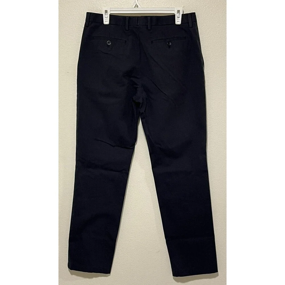Banana Republic Men’s Slim Fit Dress Pants Size 32X32 Navy Blue Business Casual